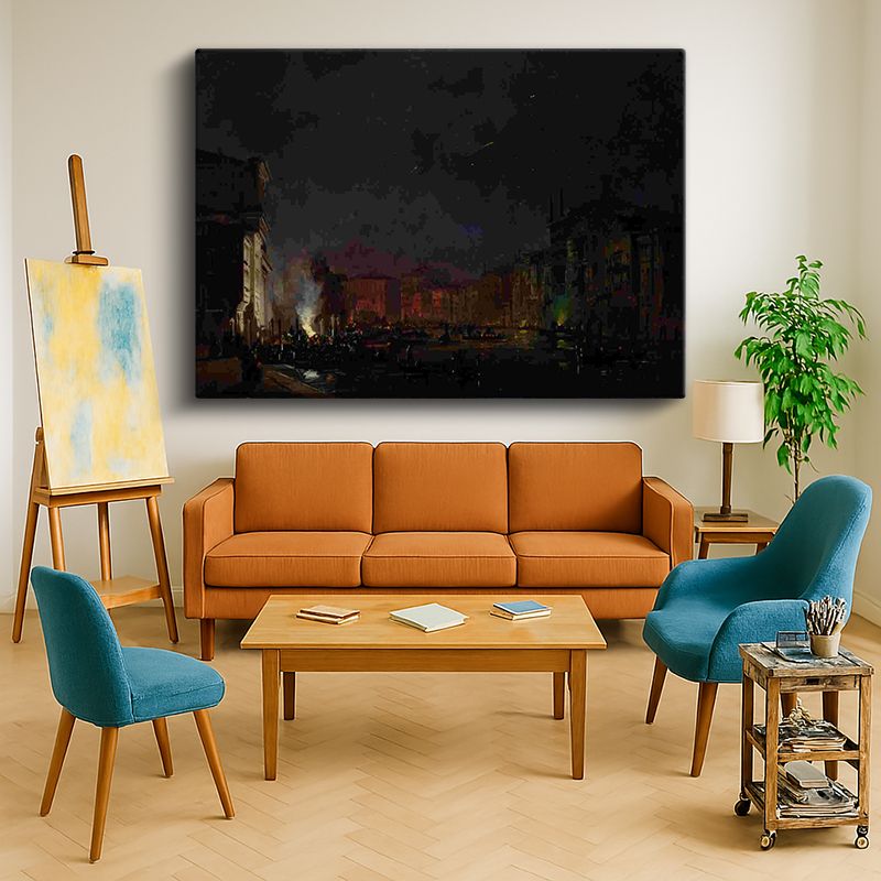 Ressam Kanvas Tablo 489